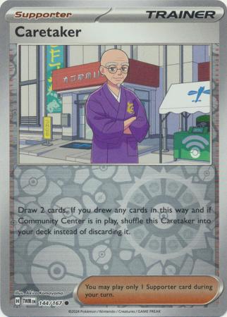 Caretaker 144/167 - Common - Reverse Holo