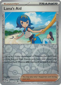 Lana's Aid 155/167 - Uncommon - Reverse Holo-Kantocards