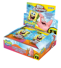 Topps Chrome 2025: Bob Esponja 25 Aniversario - Hobby Box - PREVENTA