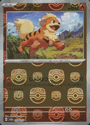 Growlithe 058/165 - Reverse Holo - Master Ball - Japonés-Kantocards