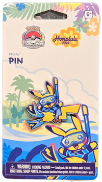 Pin Honolulú 2024 - PIKACHU-Kantocards