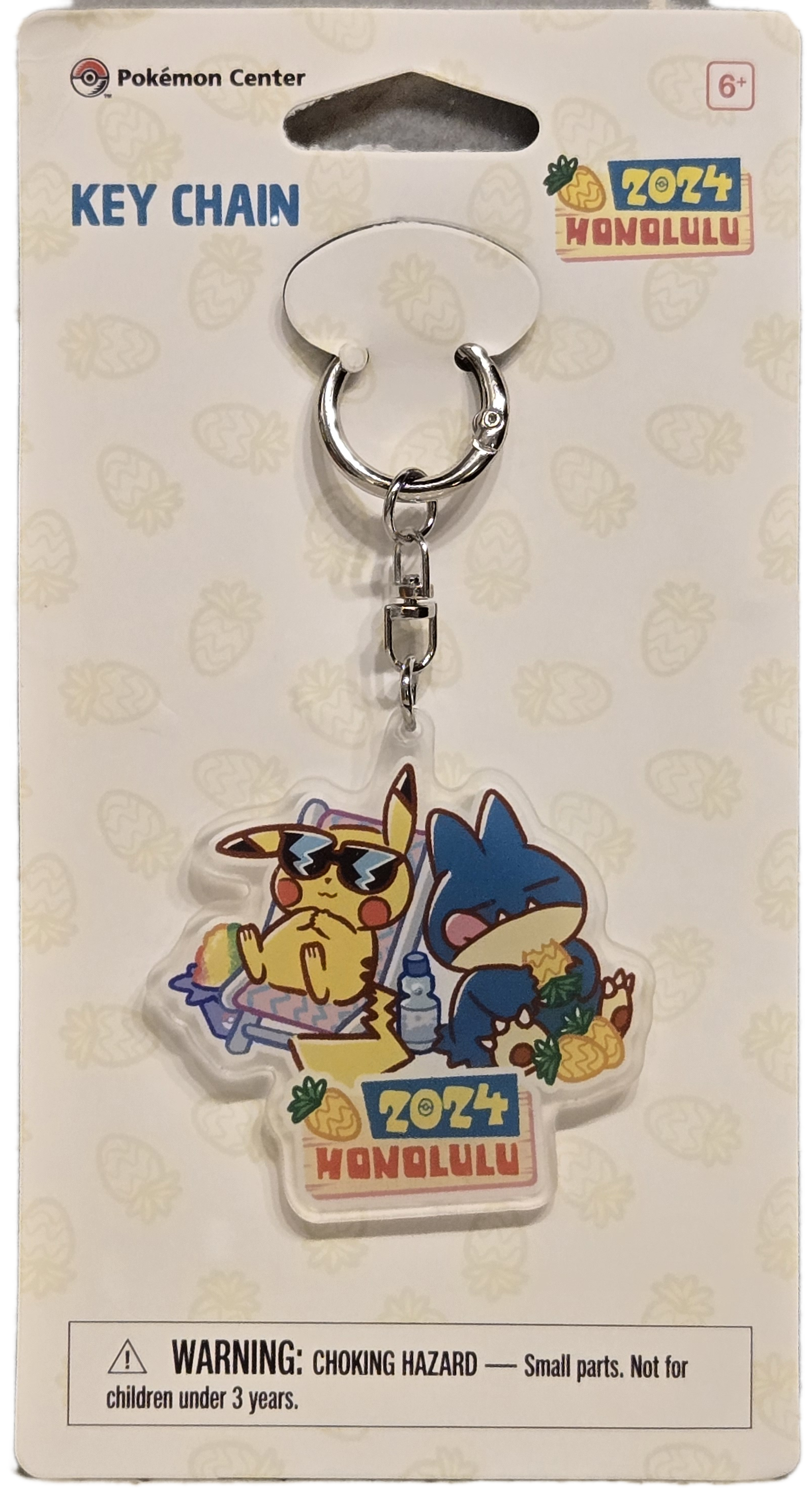 Llavero Honolulú 2024 - Pikachu/Munchlax-