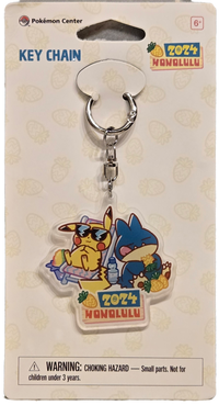 Llavero Honolulú 2024 - Pikachu/Munchlax-Kantocards