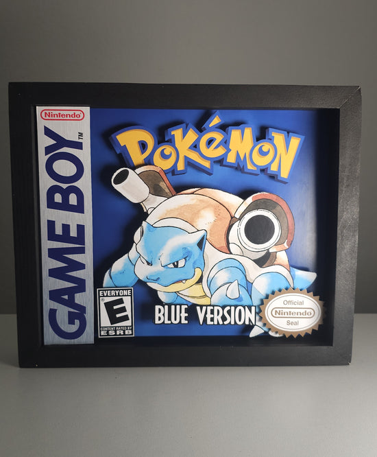 POKEMON BLUE VERSION CUADRO (ENTREGA EN 2 SEMANAS)-Kantocards