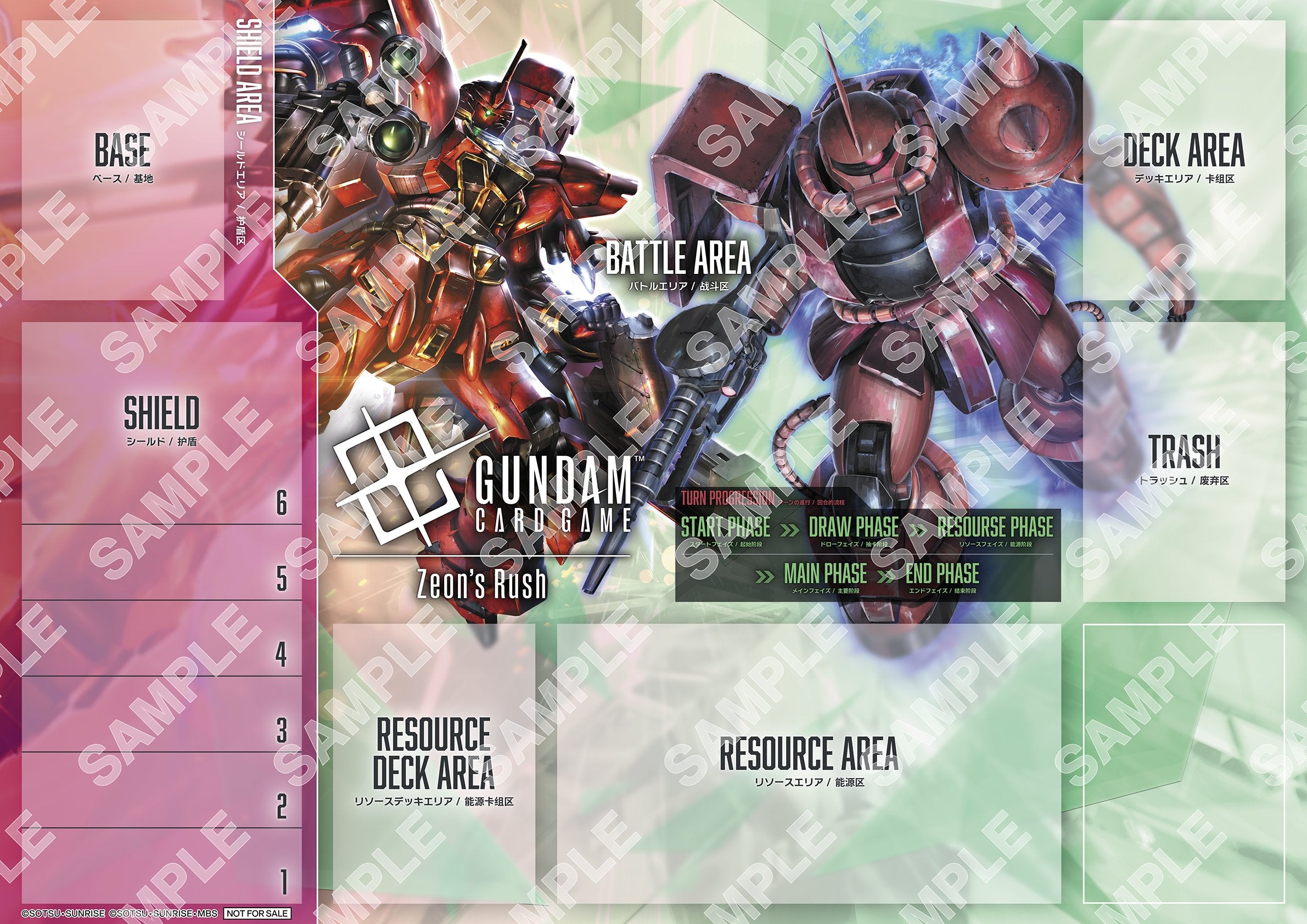 Gundam Card Game - Assemble Set - Starter Deck 03 [ST03A] Zeon's Rush - Preventa-Kantocards