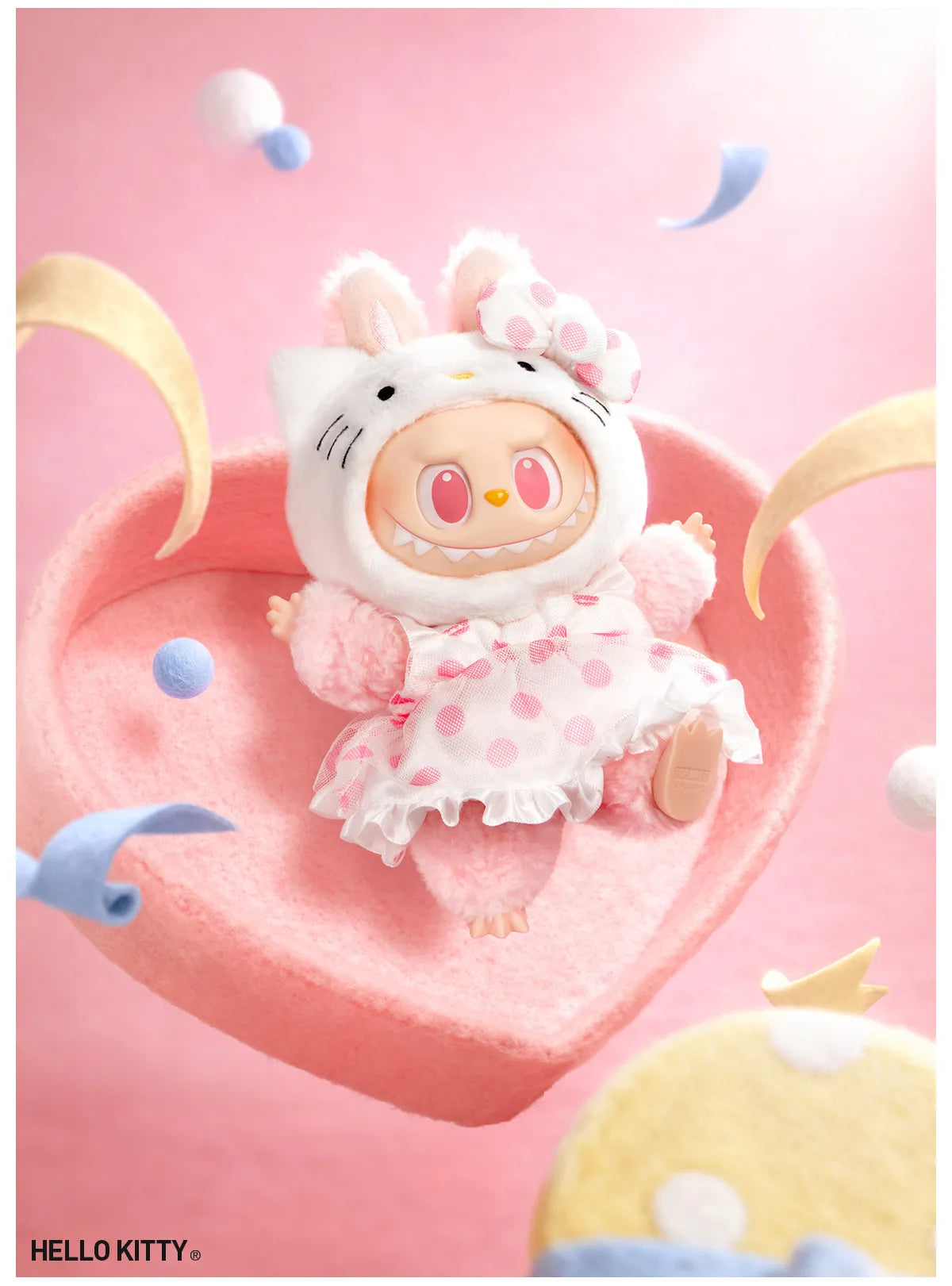 Labubu The Monsters × Hello Kitty and Friends Series - Vinyl Plush Pendant - Blind Box