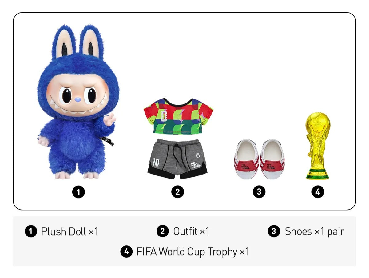 Labubu The Monsters FIFA SERIES (38cm) Catch the Win Vinyl Plush Doll