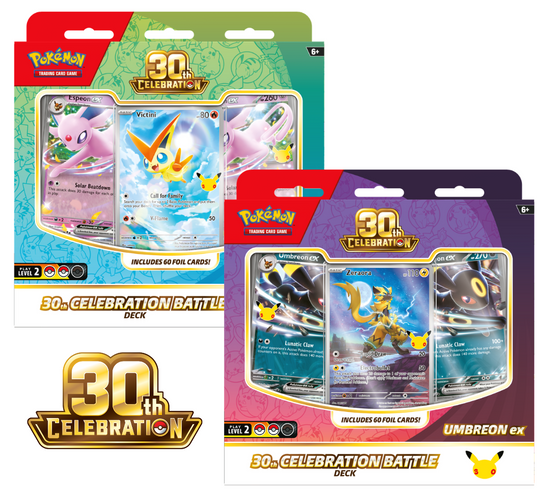 30th Celebration - Battle Decks - Espeon ex & Umbreon ex (PREVENTA PRÓXIMAMENTE)