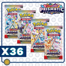 Prismatic Evolutions - 36 Booster Packs (Equivalente a 1 Booster Box)