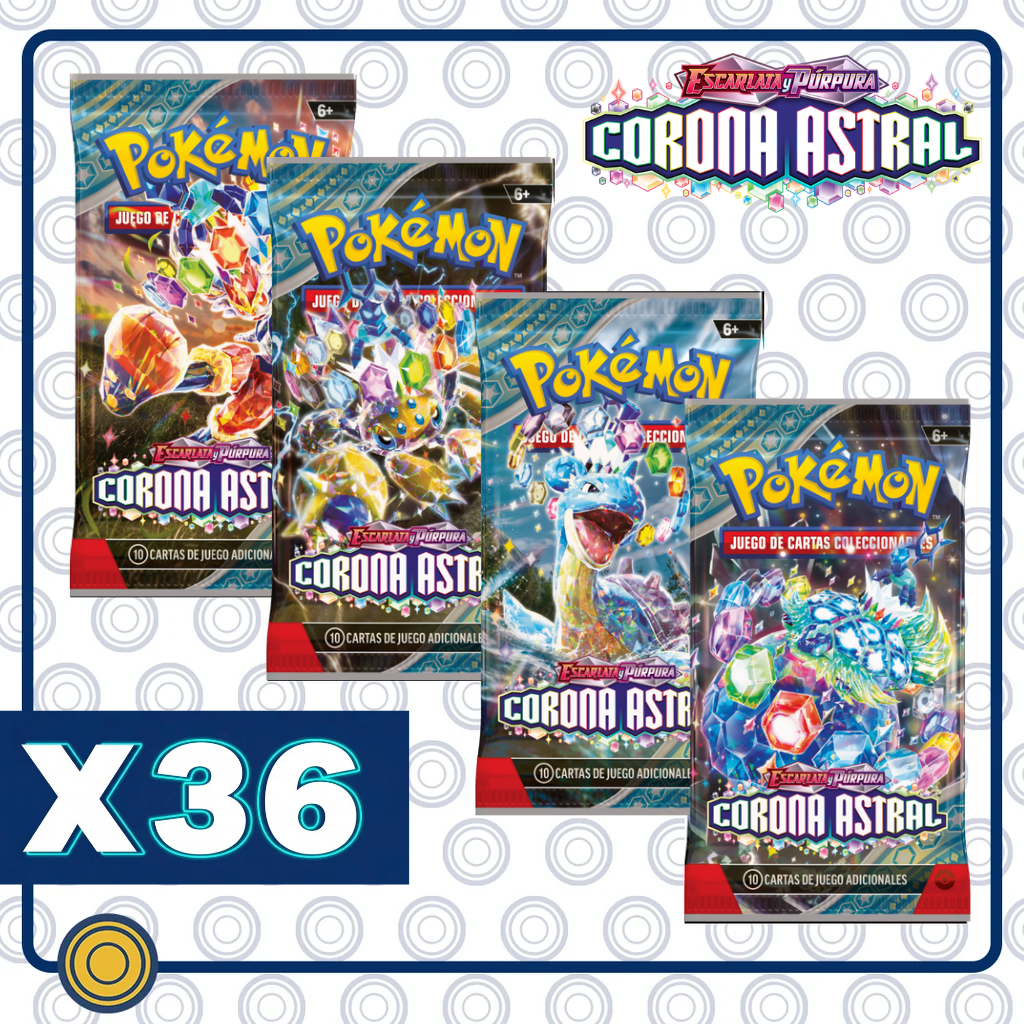 Stellar Crown (ESPAÑOL) 36 Booster Packs (Equivalente a 1 Booster Box)