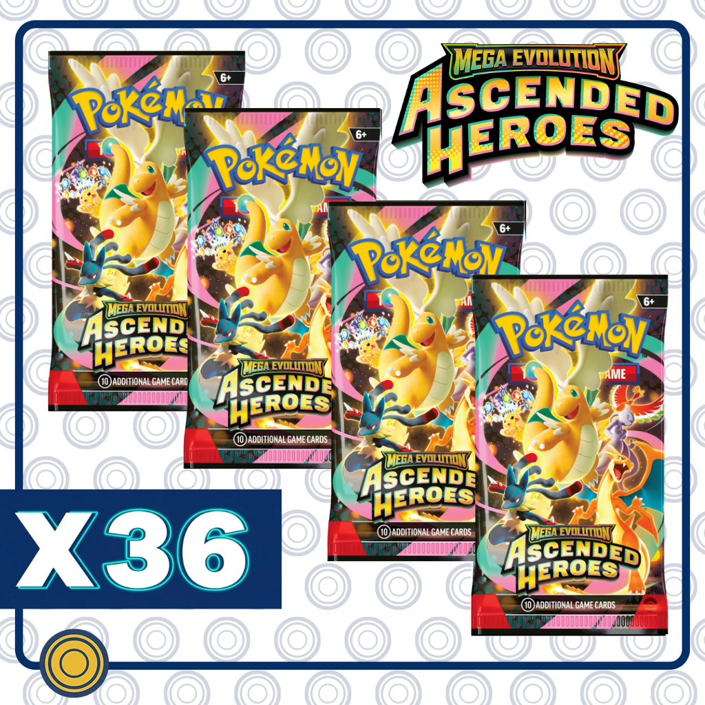 Ascended Heroes 36 Booster Packs (Equivalente a 1 Booster Box)