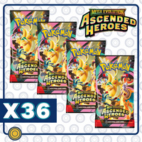 Ascended Heroes 36 Booster Packs (Equivalente a 1 Booster Box)