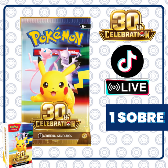 30th Celebration - Booster Pack APERTURA EN VIVO Batalla (30th Bundle)