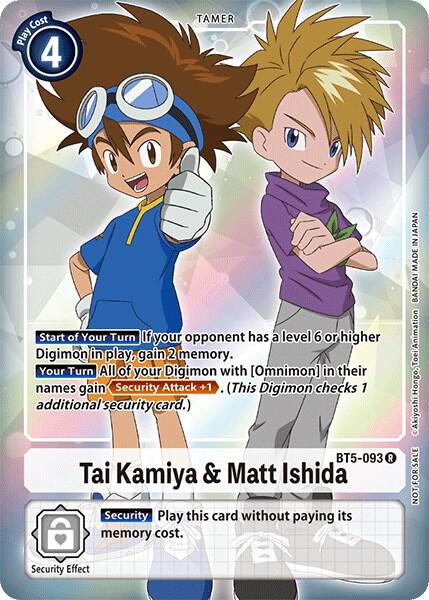 Tai Kamiya & Matt Ishida BT5-093 (Subasta)