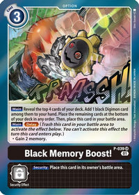 Black Memory Boost! P-039-Kantocards