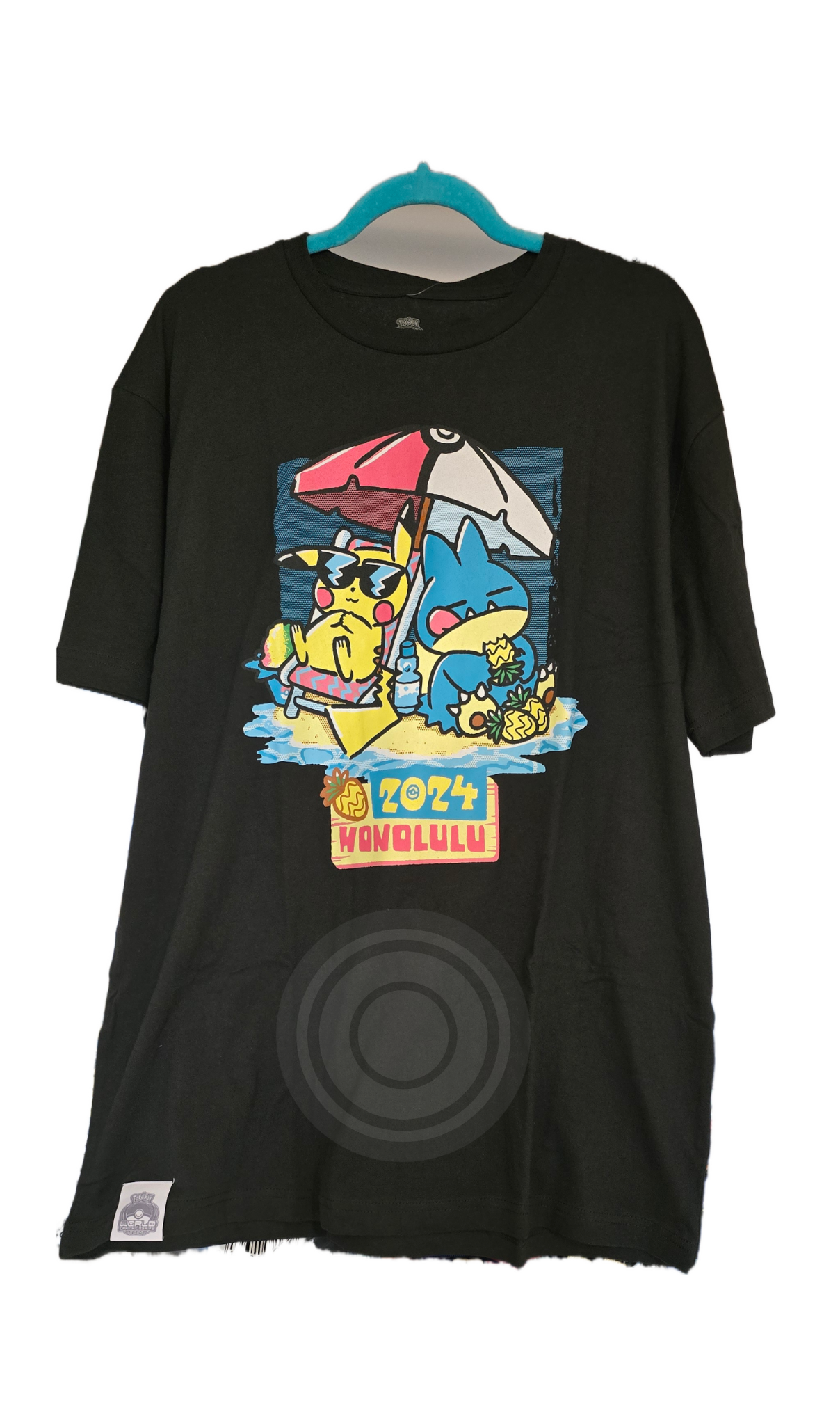 Playera Honolulú 2024 -Pikachu/Munchlax- (Extra Grande)