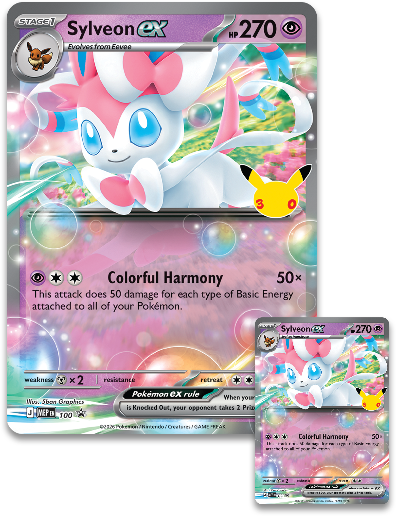 30th Celebration - Sylveon ex Box & Greninja ex Box (PREVENTA PRÓXIMAMENTE)
