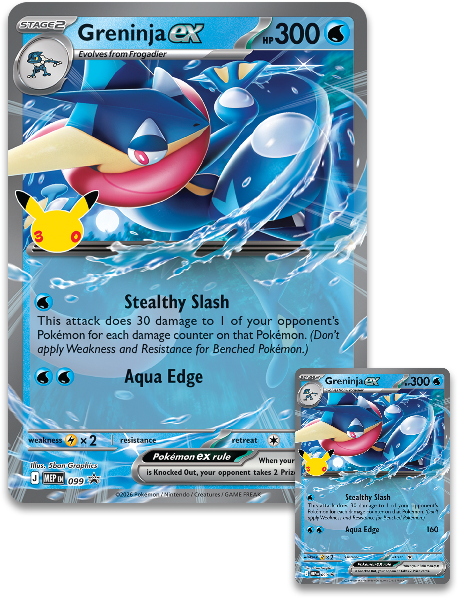 30th Celebration - Sylveon ex Box & Greninja ex Box (PREVENTA PRÓXIMAMENTE)