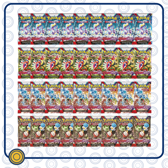 36 Sobres sueltos Scarlet & Violet (Equivalente a una booster Box)