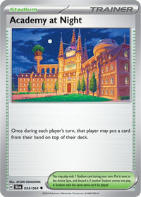 Academy at Night 054/064 - Uncommon - Reverse Holo-Kantocards