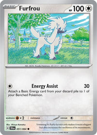 Furfrou 051/064 - Common - Reverse Holo-Kantocards