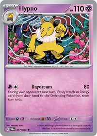 Hypno 017/064 - Uncommon - Reverse Holo-Kantocards