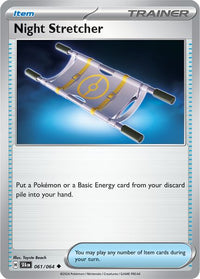 Night Stretcher 061/064 - Uncommon - Reverse Holo-Kantocards