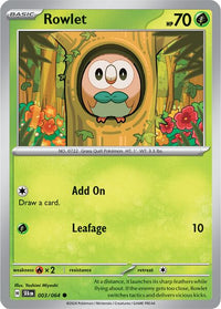 Rowlet 003/064 - Common-Kantocards