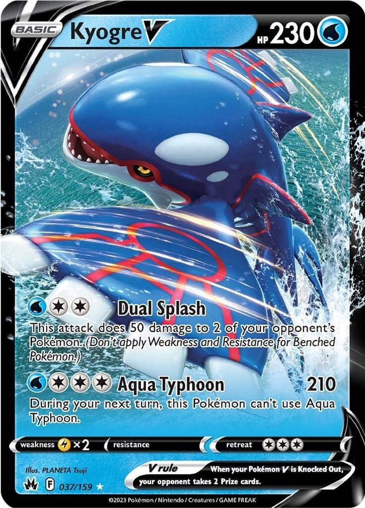Kyogre V 037/159 (ESPAÑOL) Subasta – Kantocards