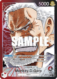Monkey.D.Garp (Alternate Art) OP02-002 - Leader-Kantocards