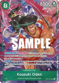 Kouzuki Oden (Alternate Art) OP02-030 - Super Rare-Kantocards