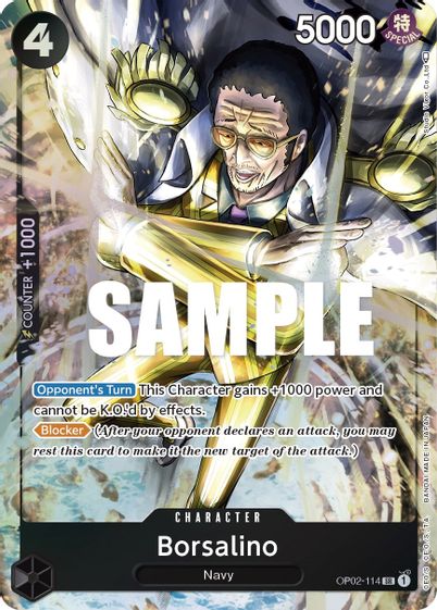 Borsalino (Alternate Art)  OP02-114 - Super Rare