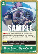 Three Sword Style Oni Giri OP02-045 - Common-Kantocards