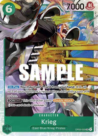 Krieg OP03-025 - Super Rare-Kantocards