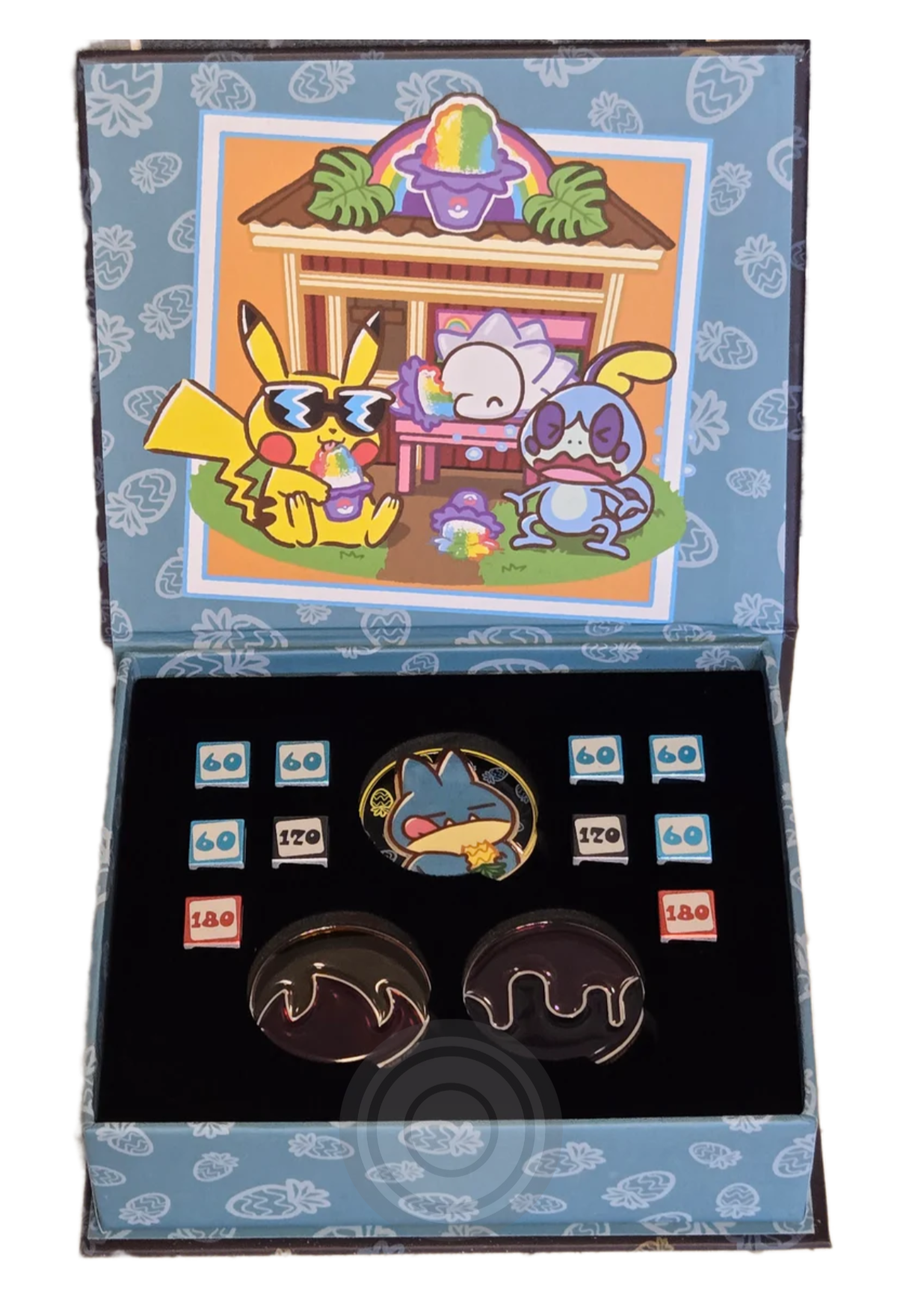 Dados Edición Honolulú 2024 (Pikachu/Munchlax)-Kantocards