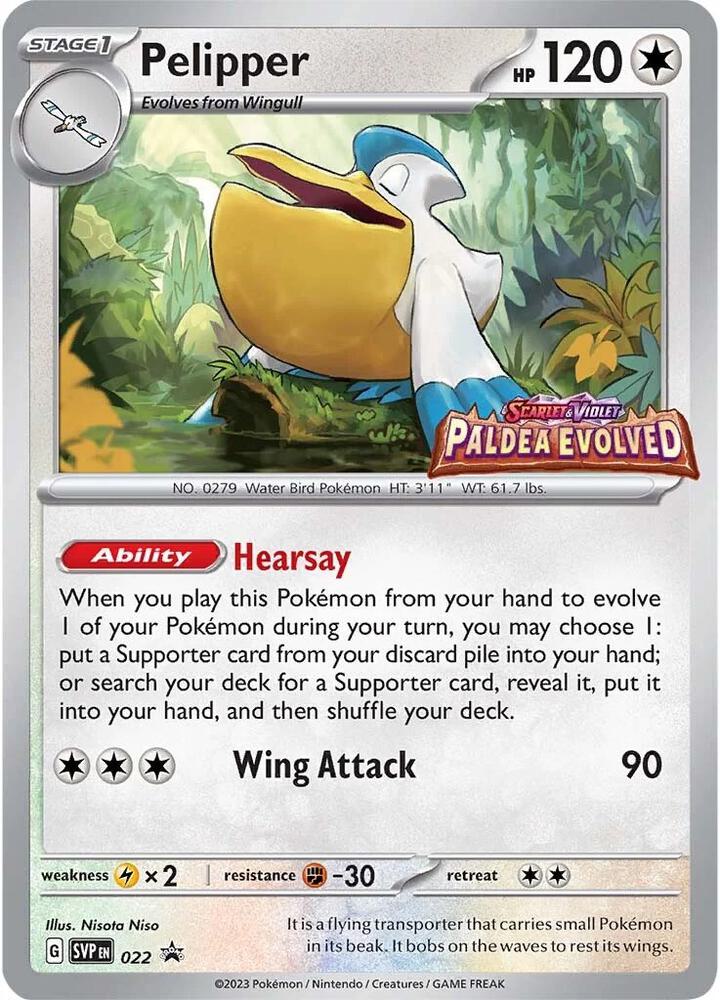 Pelipper SVP 022 -ESPAÑOL- No Sellado-Kantocards