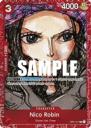 Nico Robin OP01-017 - Film Red - Premium Card Collection