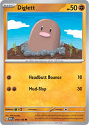 Diglett 050/165 - Common - Reverse Holo - Español-Kantocards