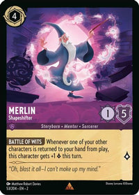 Merlin - Shapeshifter 53/204 - Rare - Cold Foil-Kantocards
