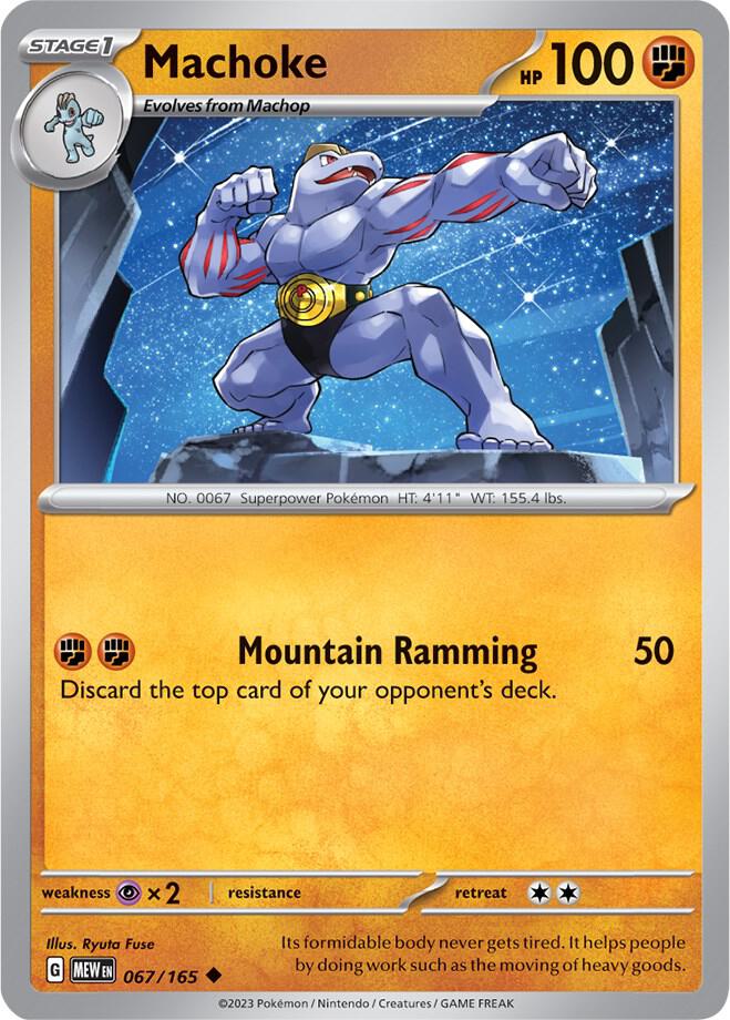 Machoke 067/165 - Uncommon - Reverse Holo - Español