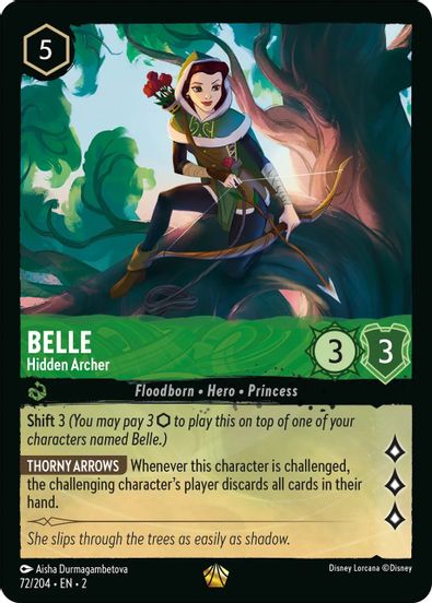 Belle - Hidden Archer  72/204 - Legendary - Cold Foil