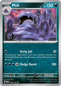 Muk 089/165 - Uncommon - Reverse Holo - Español-Kantocards