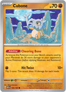 Cubone 104/165 - Common - Reverse Holo - Español-Kantocards