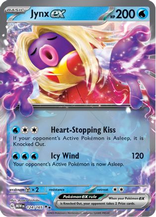 Jynx ex 124/165 - Double Rare -ESPAÑOL-