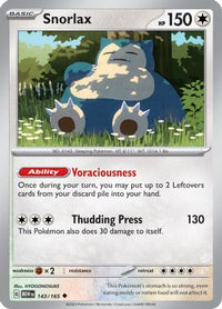 Snorlax 143/165 - Uncommon-Kantocards