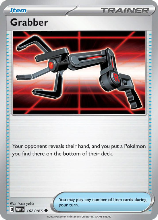 Grabber  162/165 - Uncommon - Reverse Holo - Español