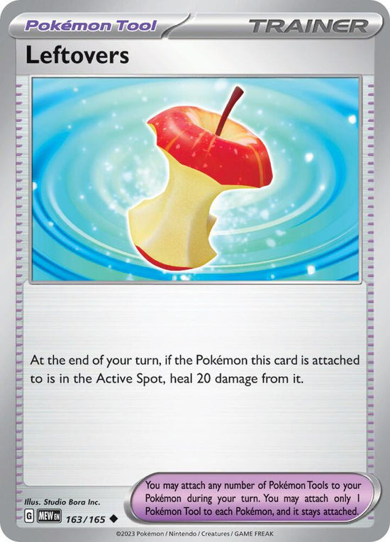 Leftovers  163/165 - Uncommon - Reverse Holo - Español