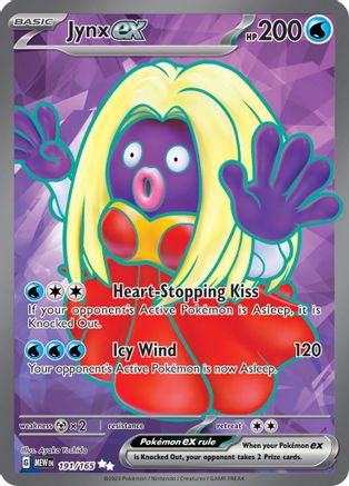 Jynx ex - 191/165 - Ultra Rare (ESPAÑOL)