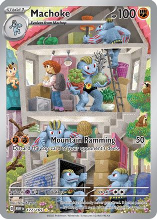 Machoke 177/165 - Illustration Rare (Español)