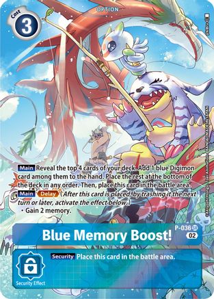 Blue Memory Boost! P-036 (Adventure Box 02)